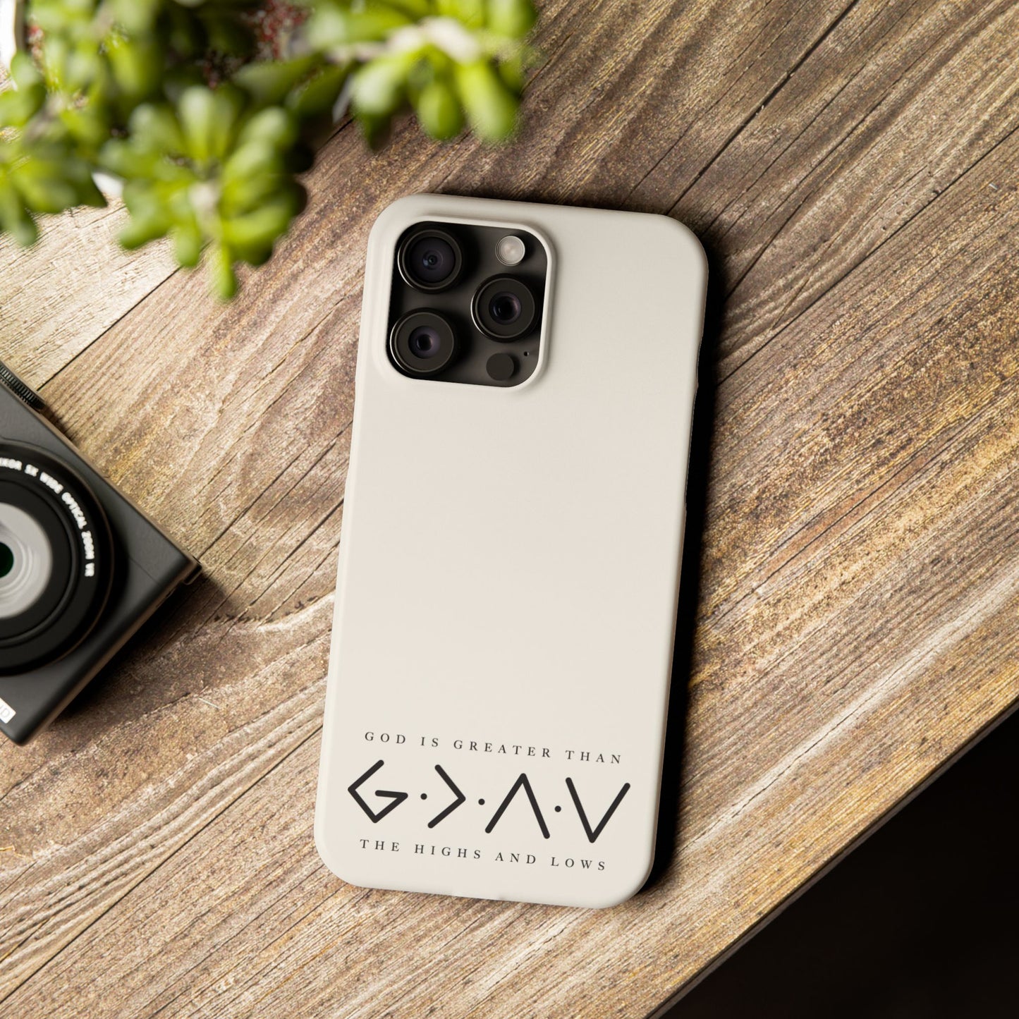 God is Greater Phone Case