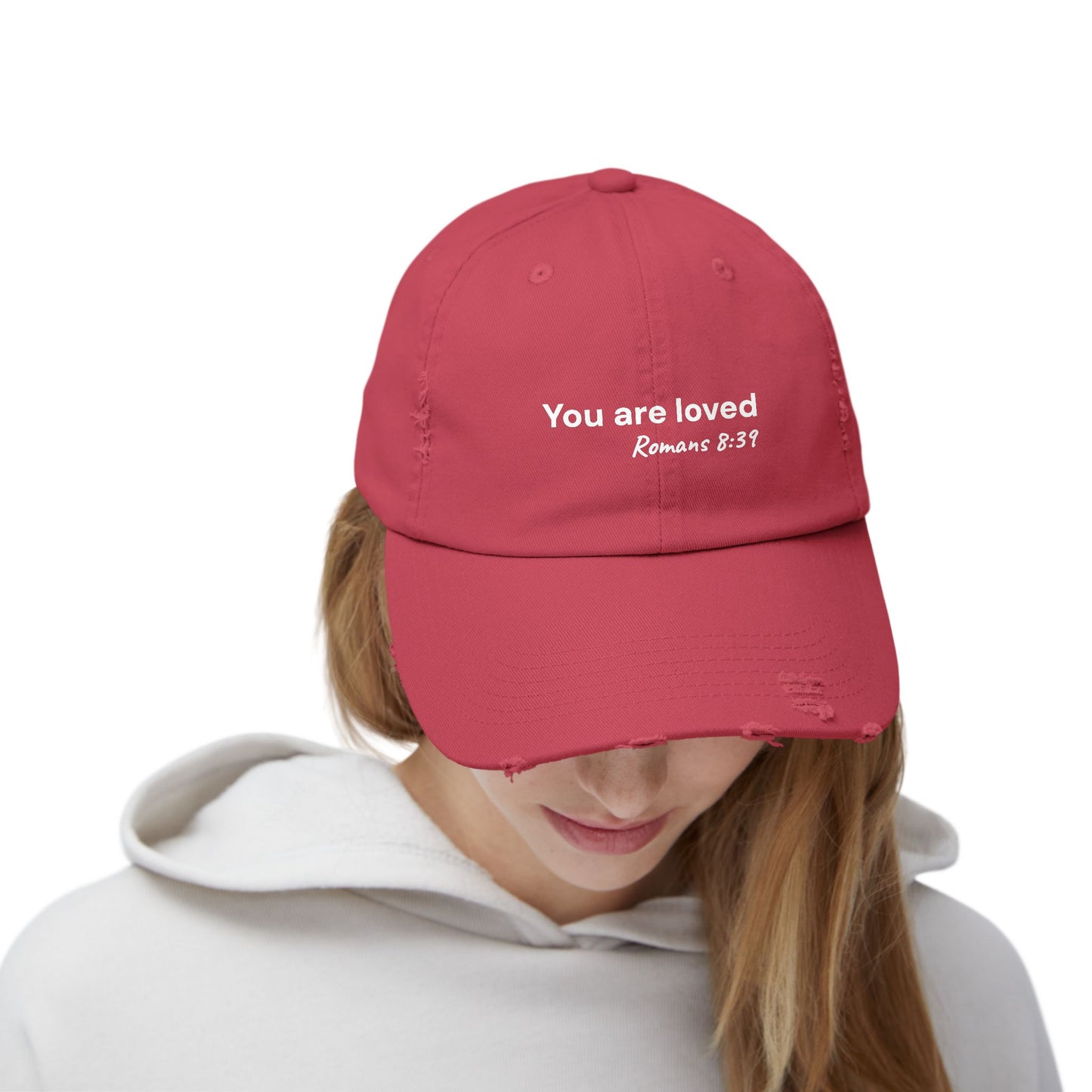 You Are Loved Distressed Hat