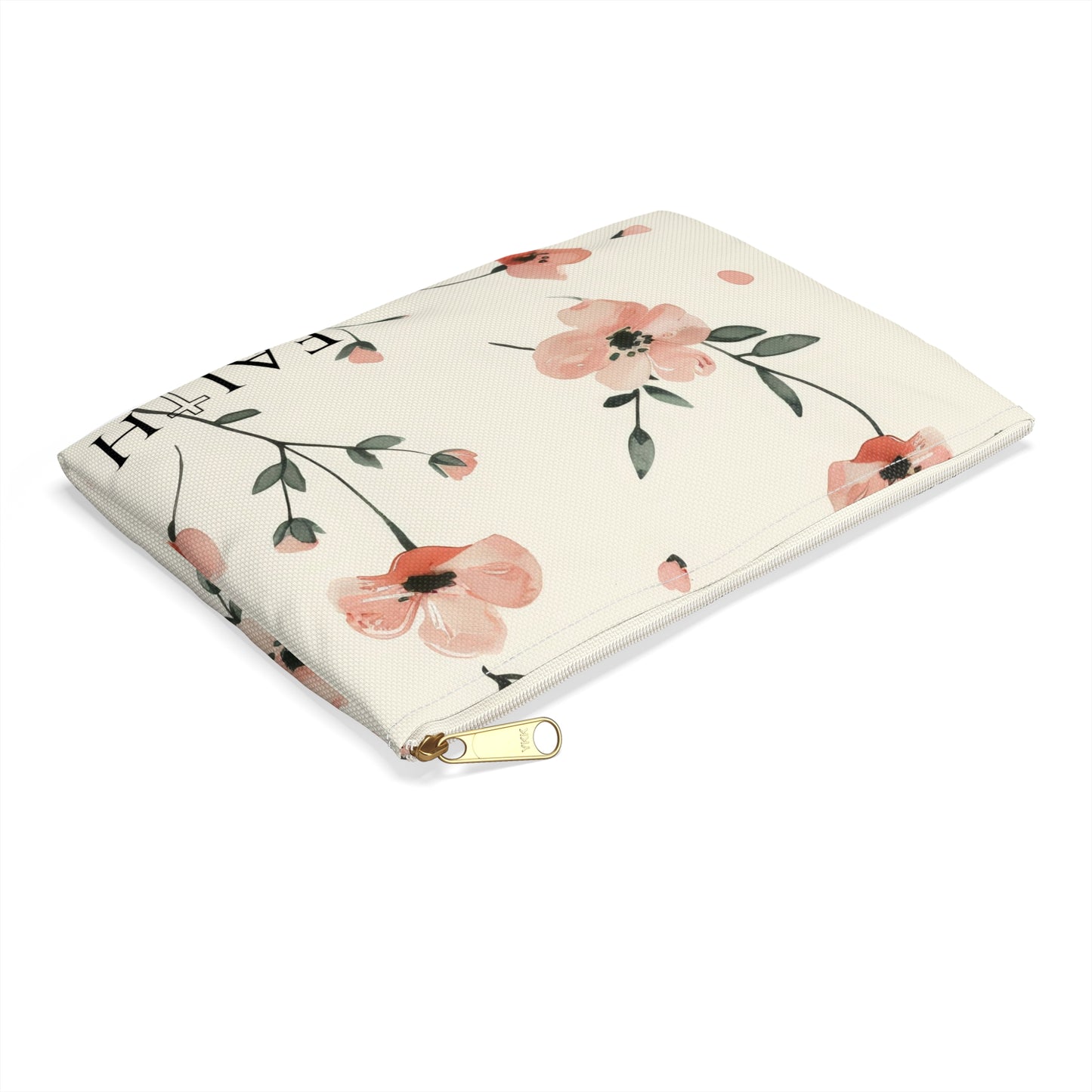 Faith & Floral Accessory Pouch