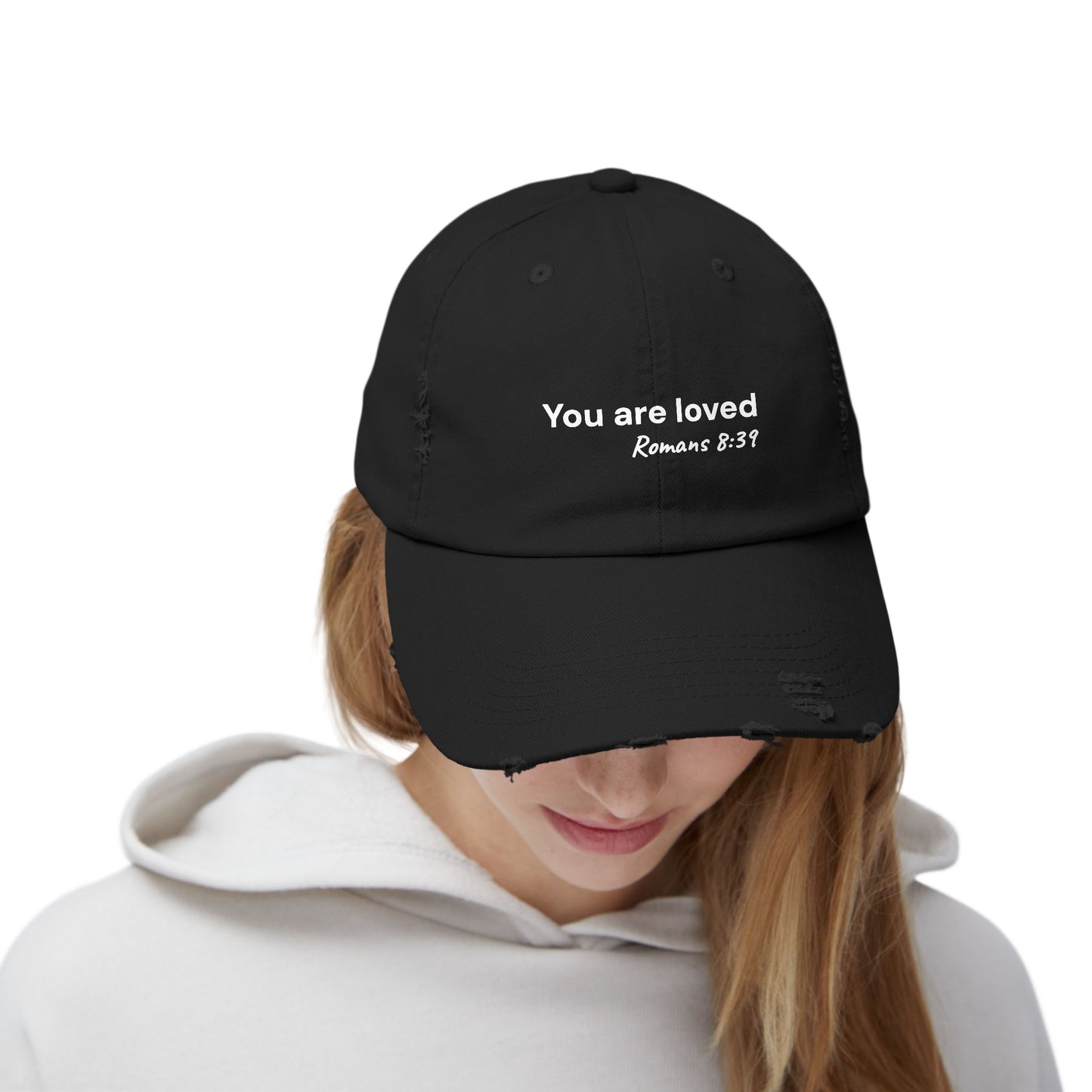 You Are Loved Distressed Hat