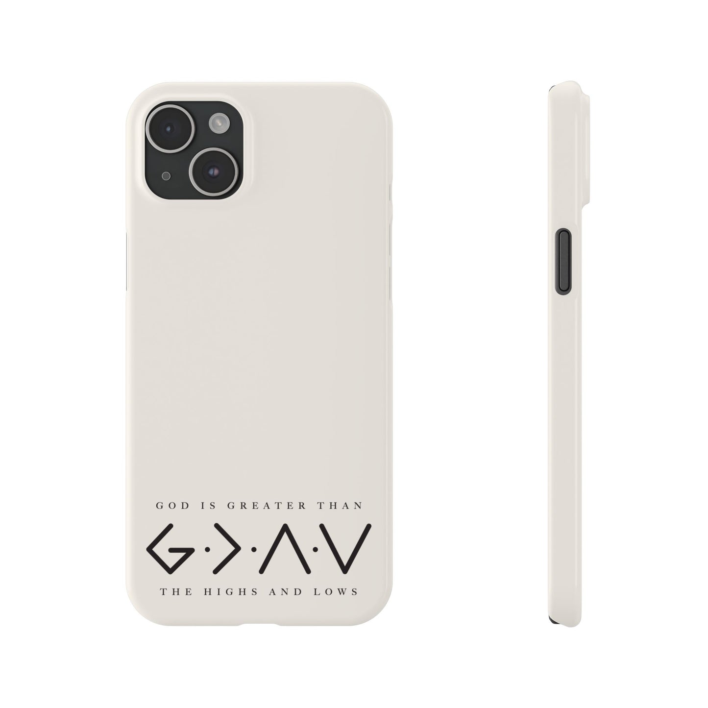 God is Greater Phone Case