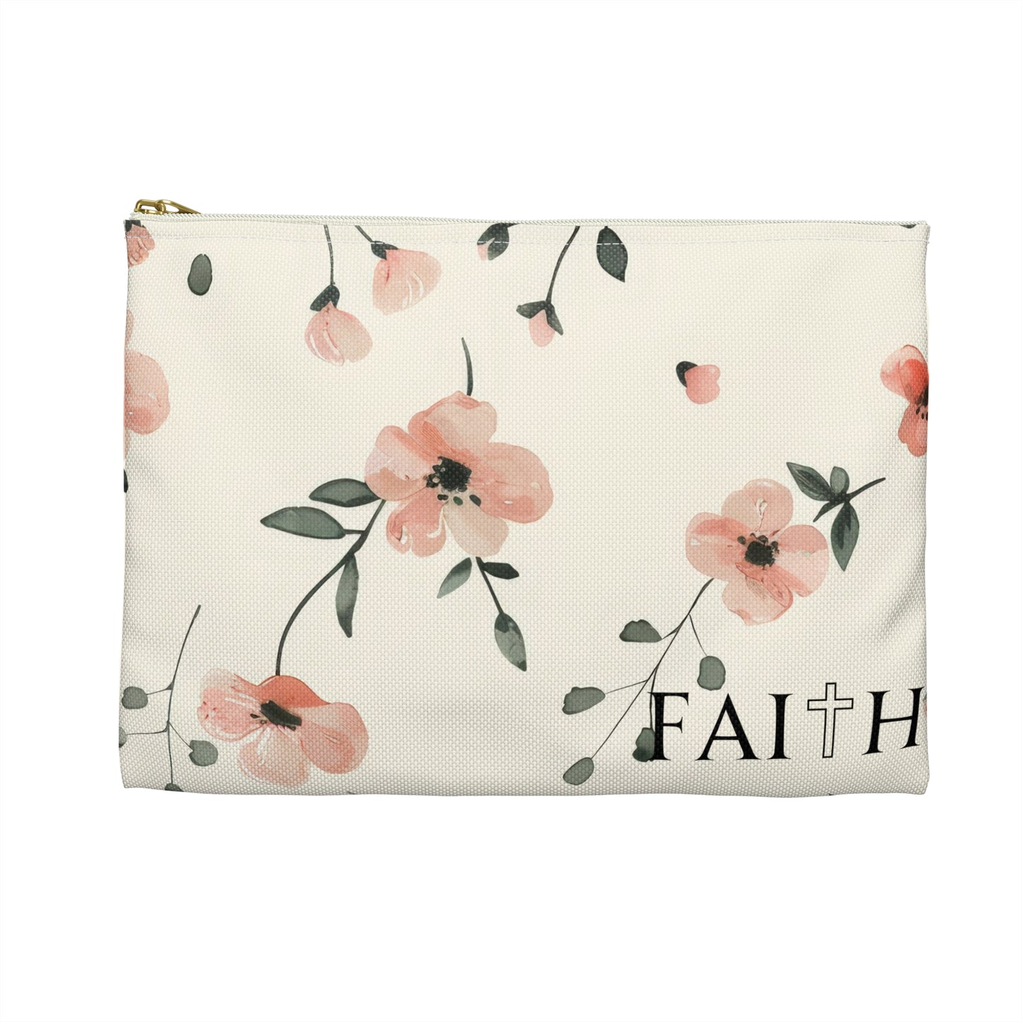 Faith & Floral Accessory Pouch