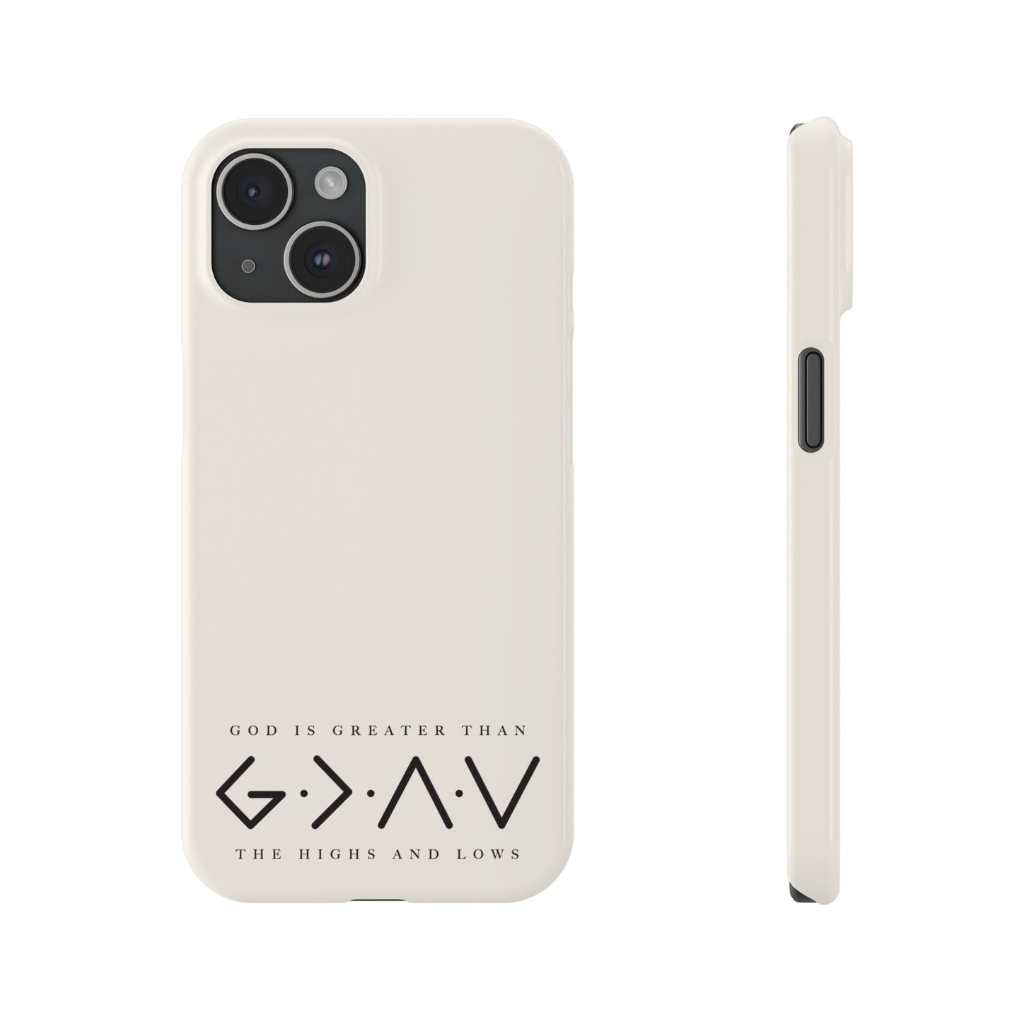 God is Greater Phone Case