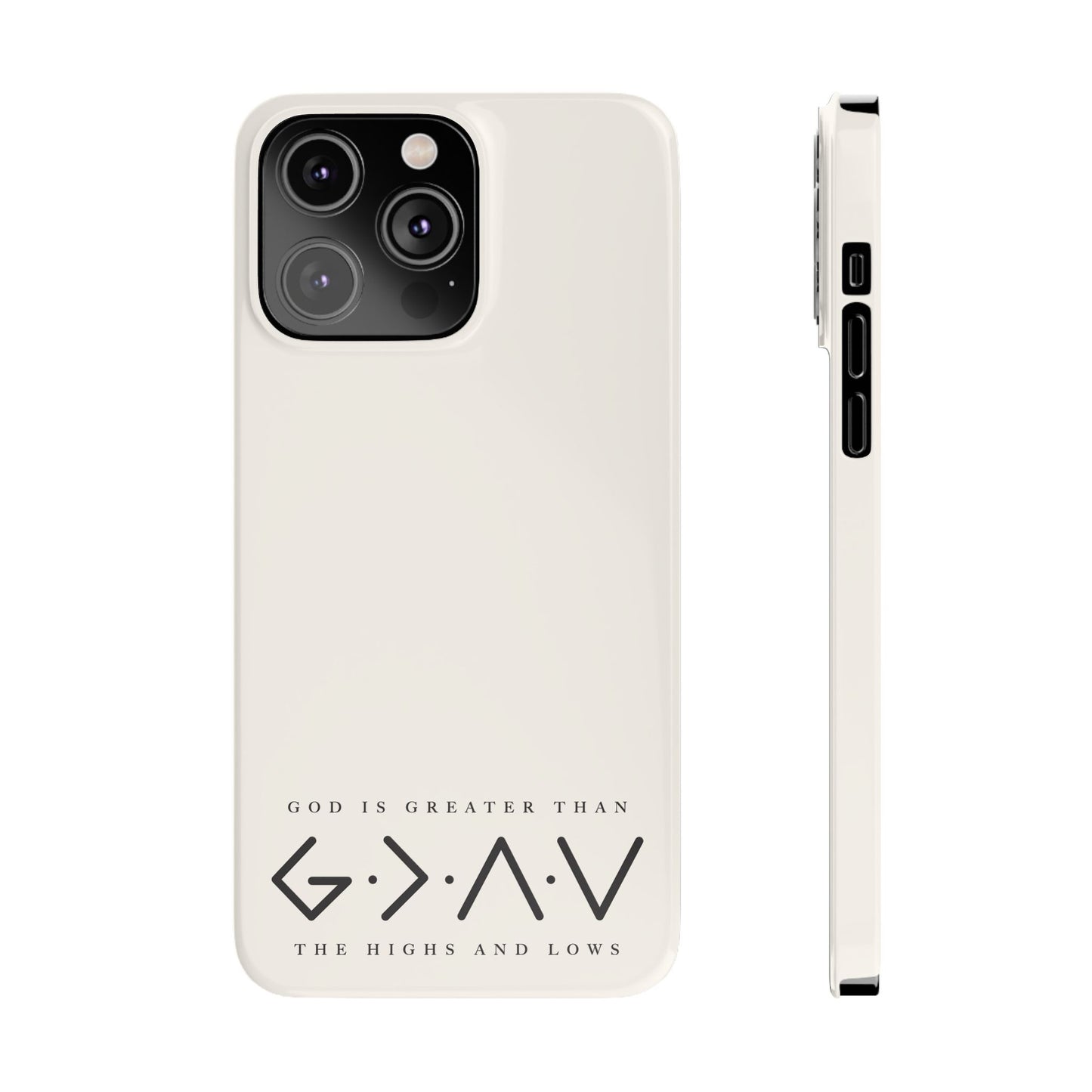 God is Greater Phone Case