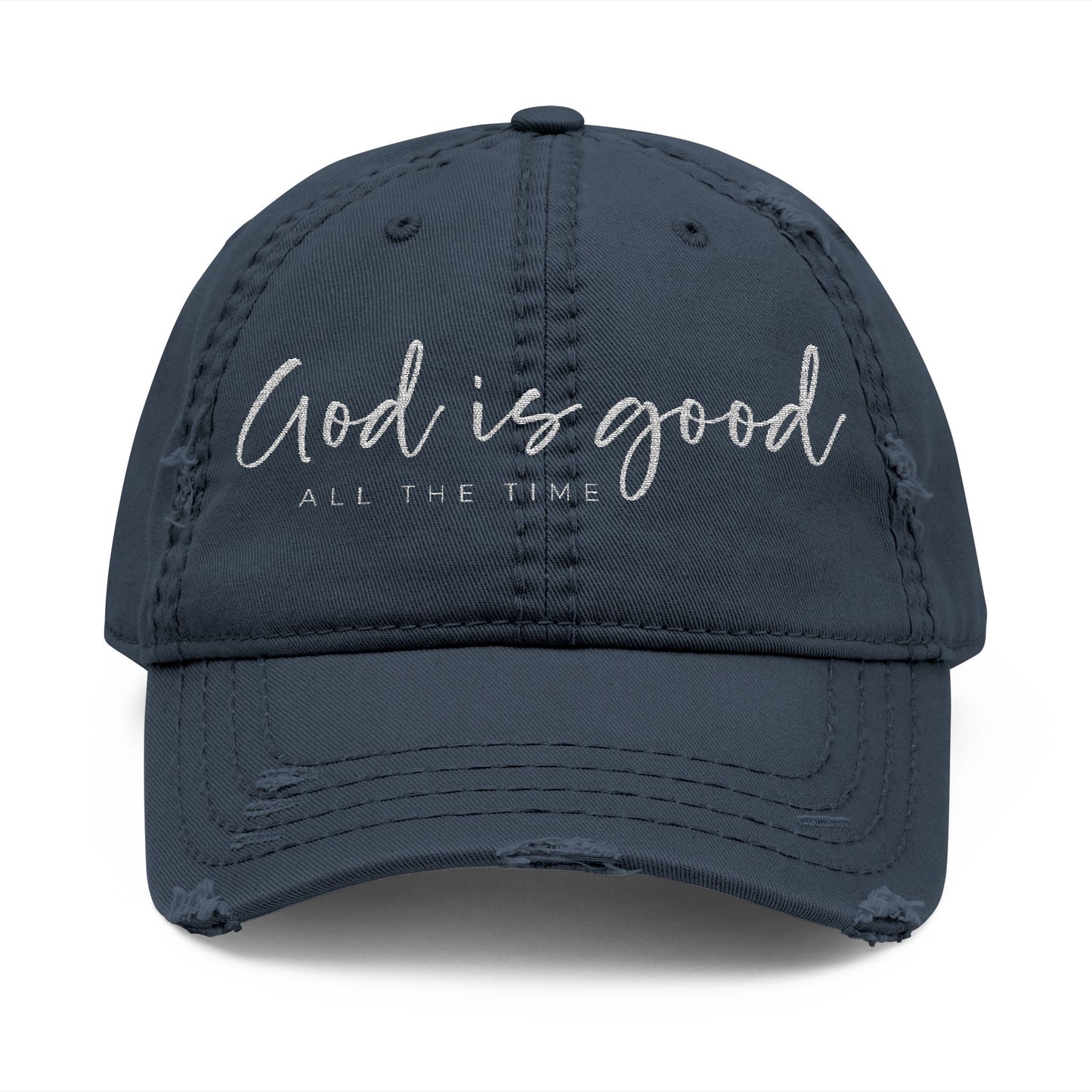 God Is Good Embroidered Dad Hat