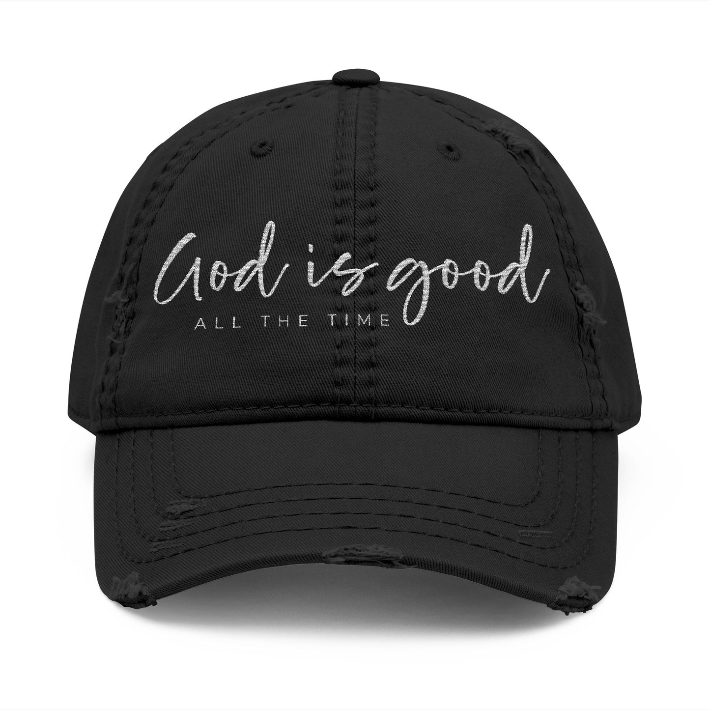 God Is Good Embroidered Dad Hat