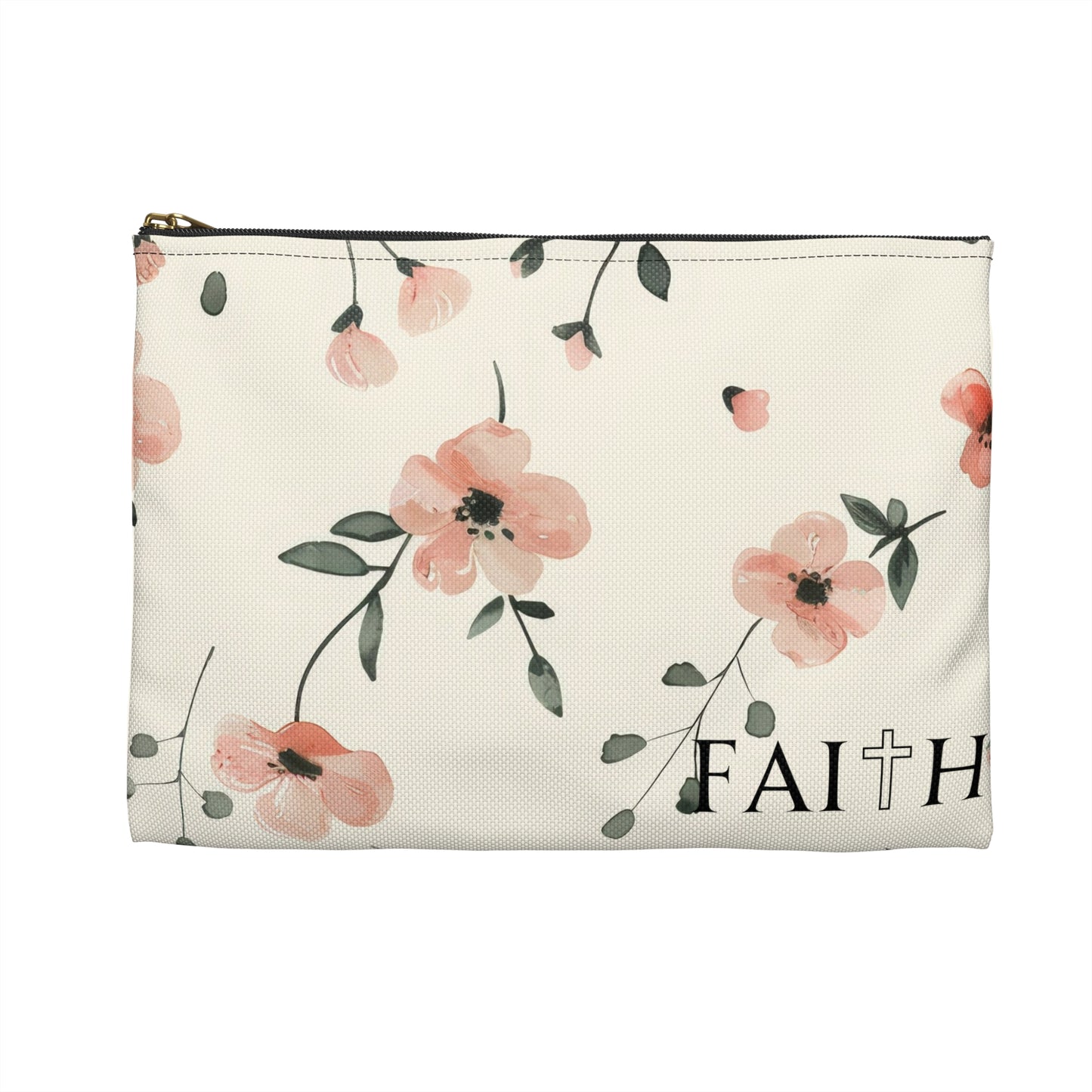 Faith & Floral Accessory Pouch