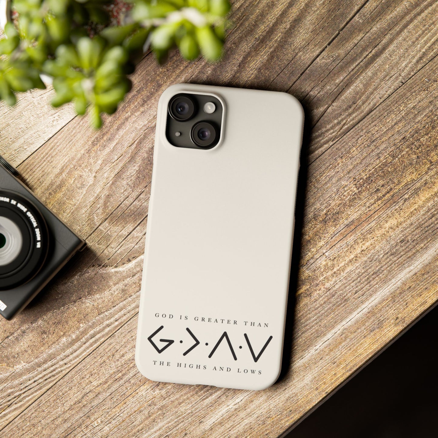 God is Greater Phone Case