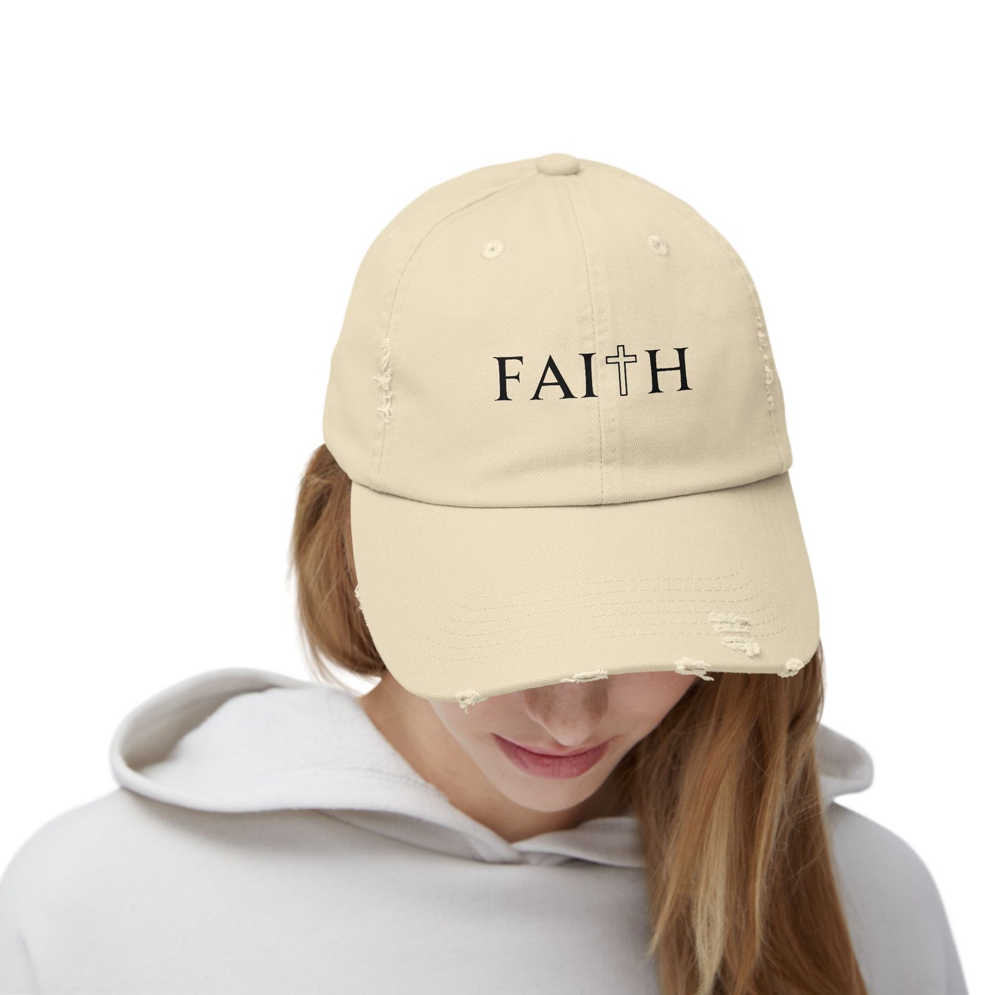 Faith Distressed Hat